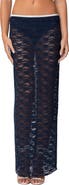 EDIKTED Vara Sheer Lace Maxi Skirt