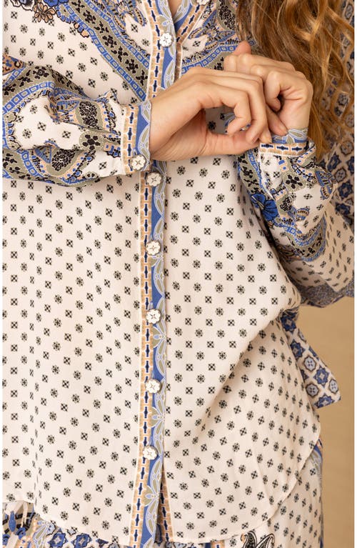 Hale Bob Kamari Top In Blue