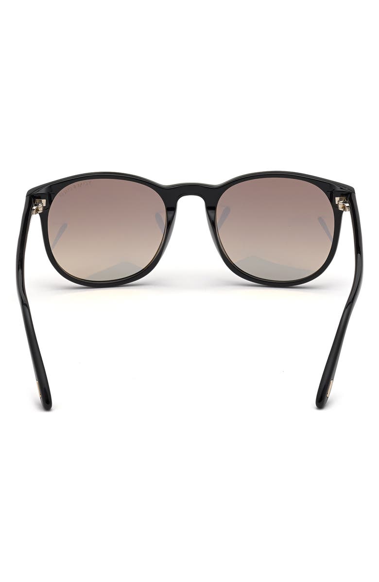 TOM FORD 53mm Gradient Round Sunglasses, Alternate, color,