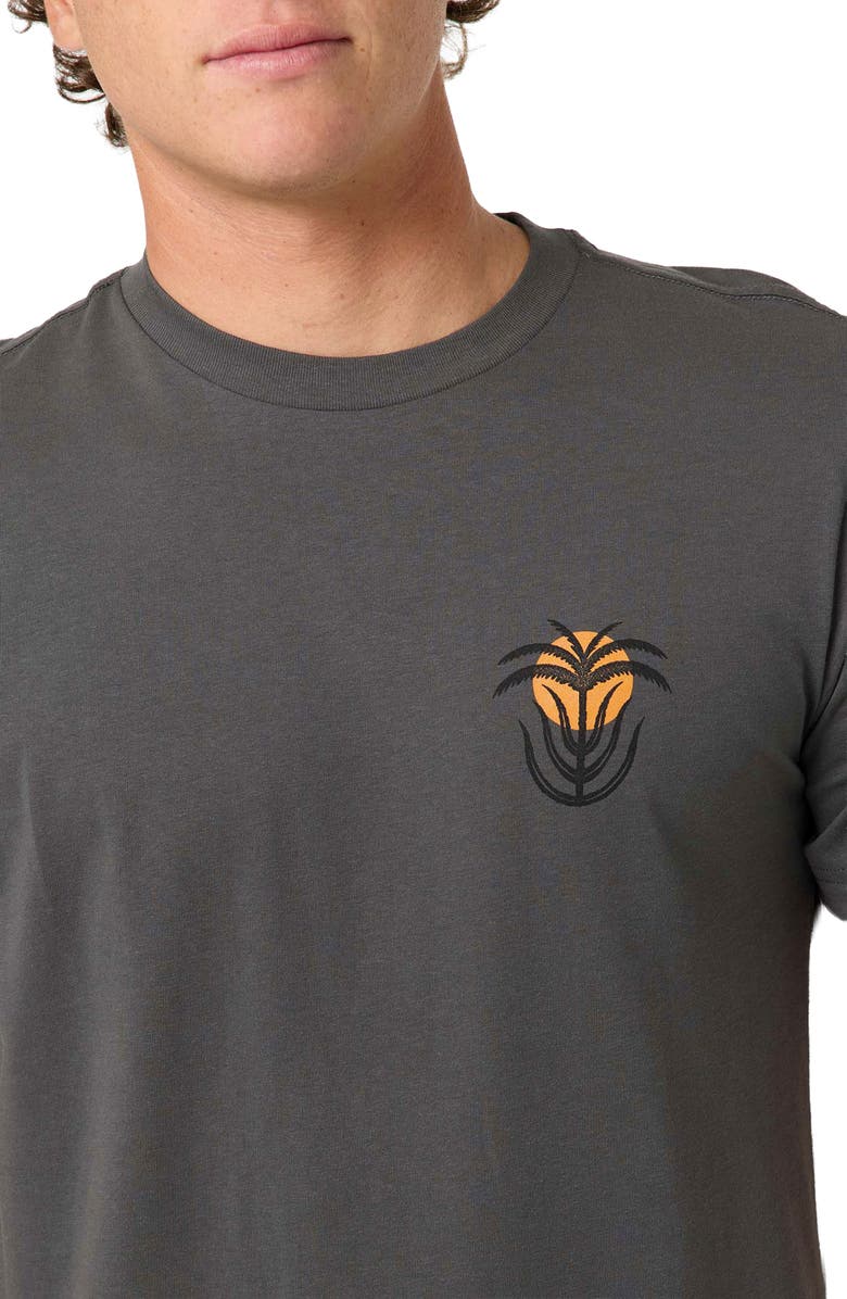 O'Neill Classic Fit Palm Throne Graphic T-Shirt, Alternate, color, Dark Shadow