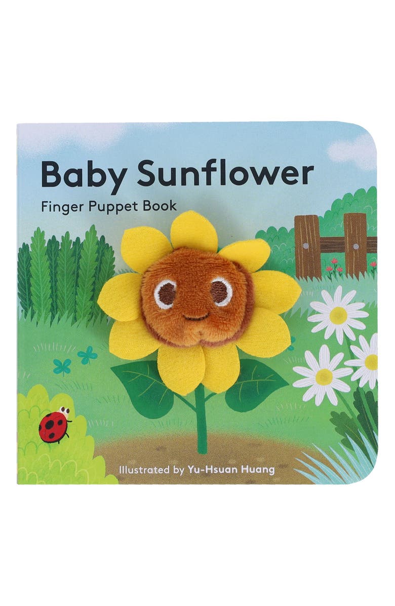 Chronicle Books 'Baby Sunflower' Finger Puppet Book, Main, color,