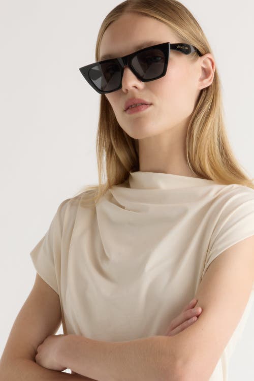 Modern Citizen Kenny Asymmetric Neck Tee In White