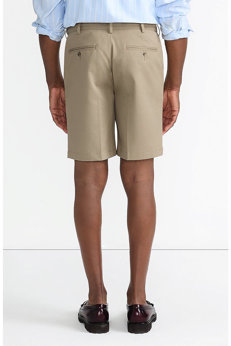 Comfort Waist 9" No Iron Chino Shorts, Alternate, color, Khaki