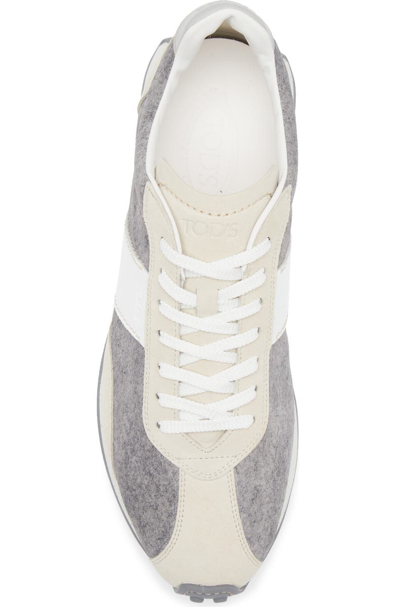 Tod's Sportivo Colorblock Sneaker, Alternate, color, Dark Grey