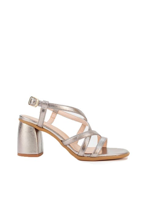 Cloe Leather Heeled Sandal