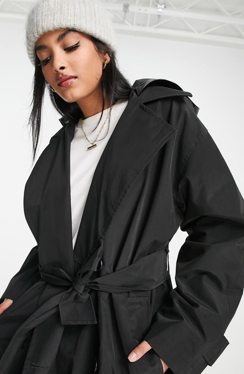 ASOS DESIGN Oversize Trench Coat, Alternate, color,