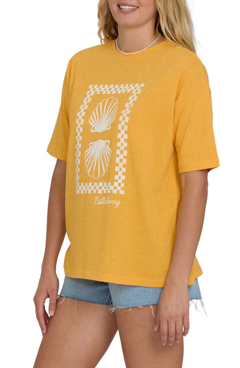 Billabong Balance of Waves Oversize Cotton Graphic T-Shirt, Alternate, color, Sun Kissed