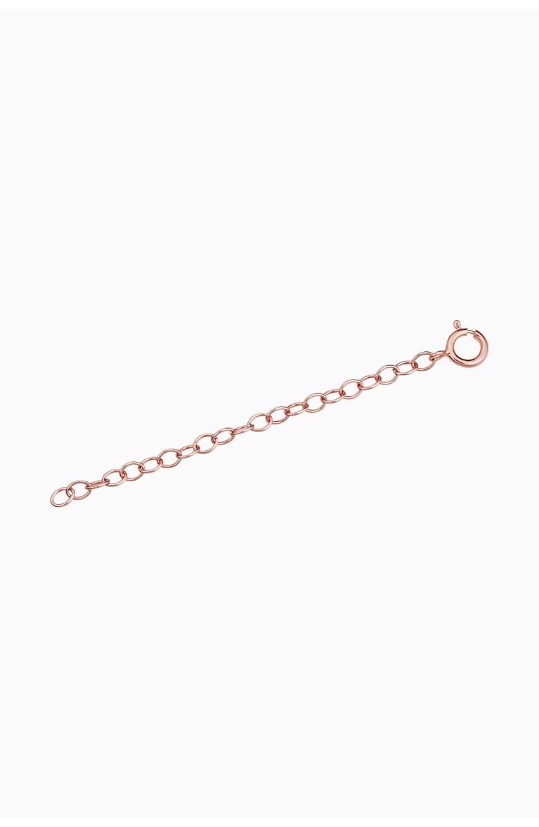 Oradina 14K Gold Lengthen It Chain Extender, Main, color, Rose Gold