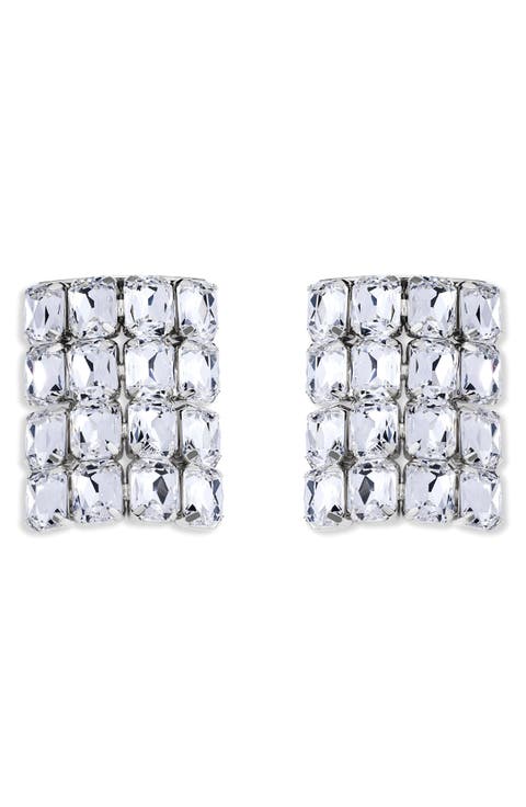 Crystal Pavé Earrings