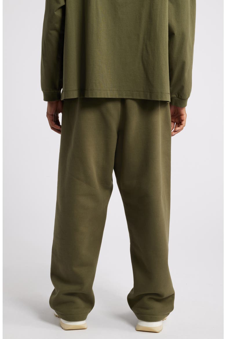 Relaxed Fit Cotton Blend Sweatpants, Alternate, color, MILITARY