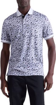 Bugatchi Three-Button Performance Polo
