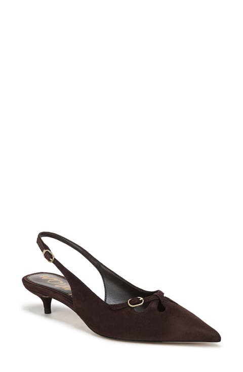Fauna Kitten Heel Slingback Pump (Women)