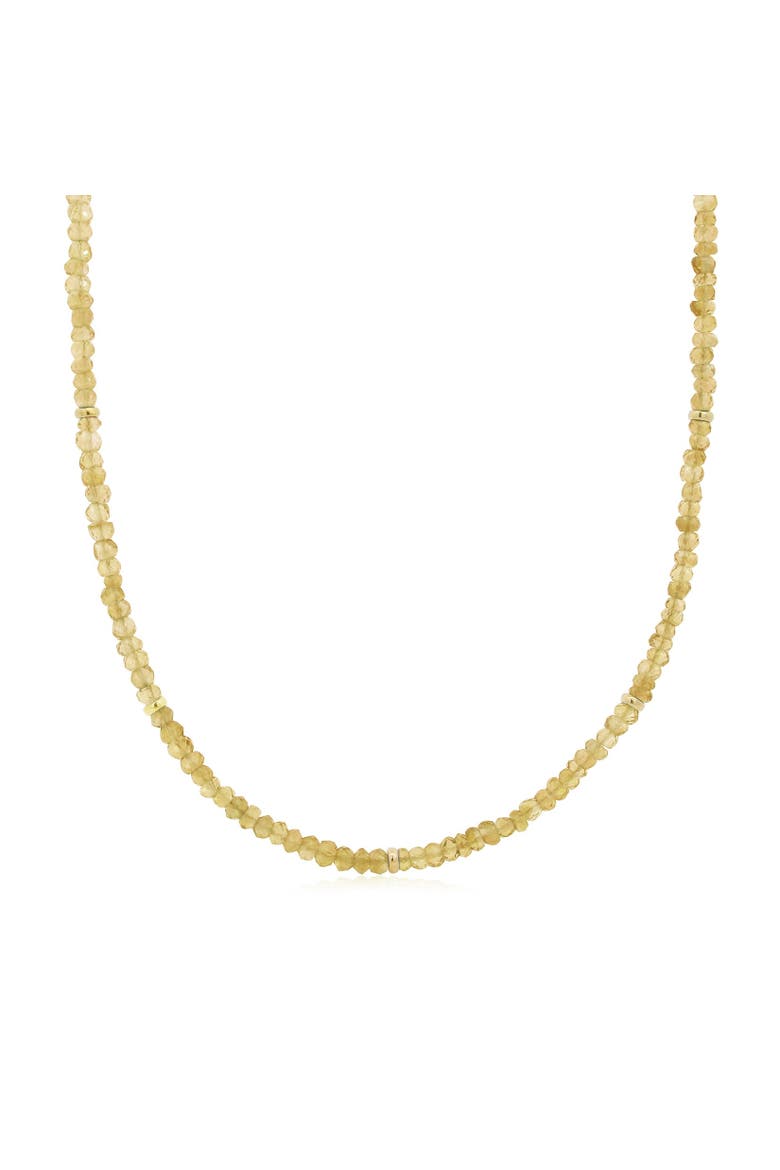 Citrine Bead Necklace, Main, color, Citrine