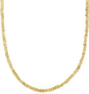 The Lovery Fine Jewelry Citrine Bead Necklace