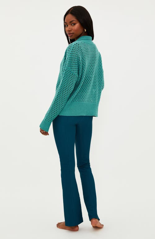 Beach Riot Wynn Open Stitch Sweater In Crystal Coast
