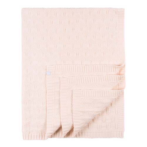 Just Born Sweater Knit Blanket Pink In Pink
