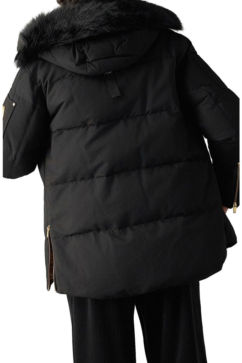 Original 3Q Down and Feather Fill Jacket, Alternate, color, BLK W/ BLK SH - 305