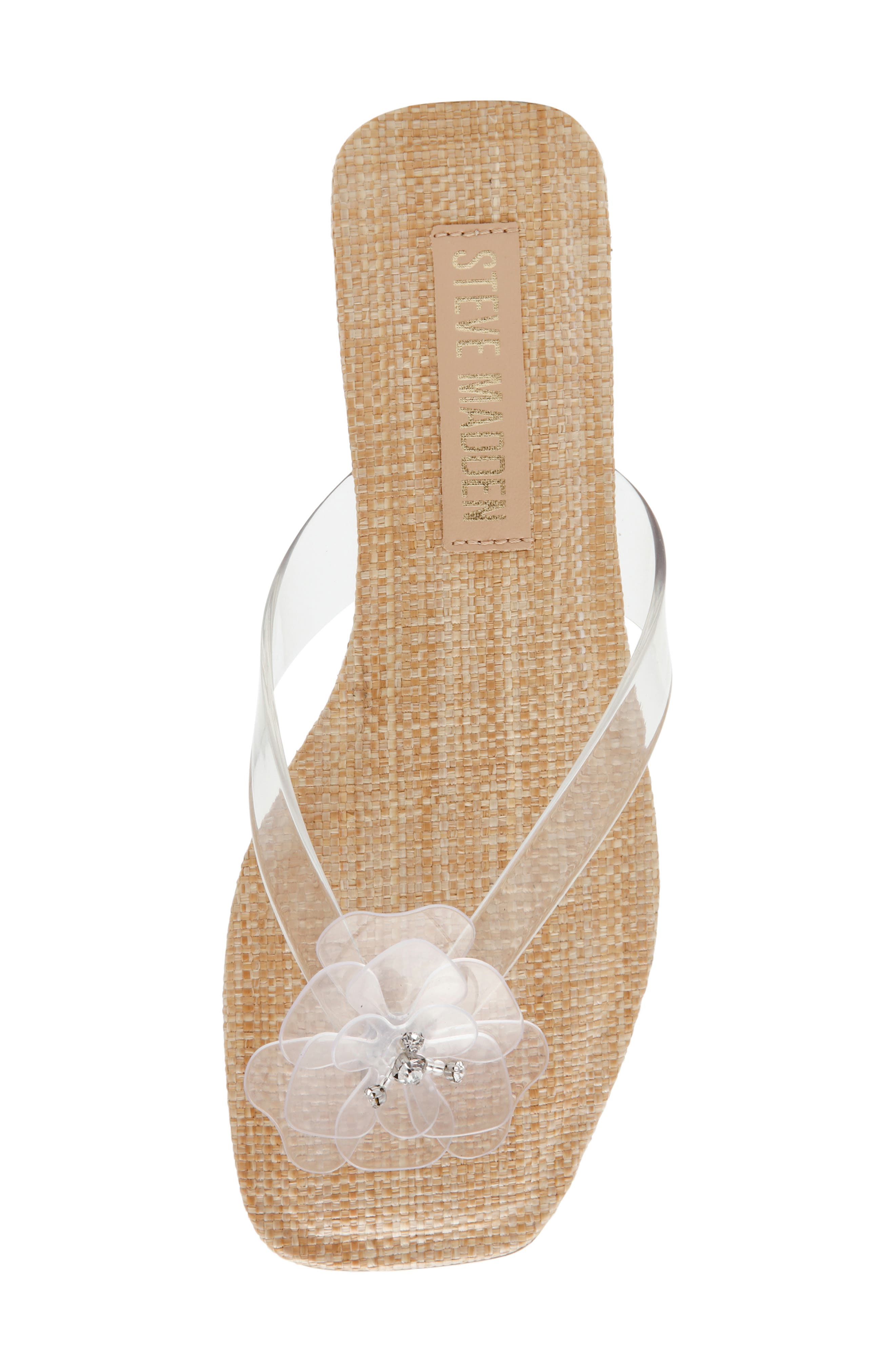 Steve Madden Tigerlily Flip Flop, Alternate, color, Clear