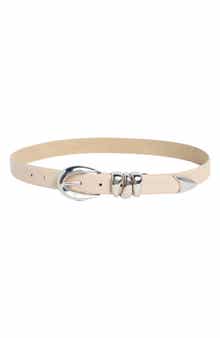 Vince Camuto Sculptural Buckle Belt