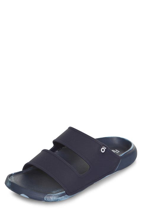 Charles Double Strap Slide Sandal (Men)