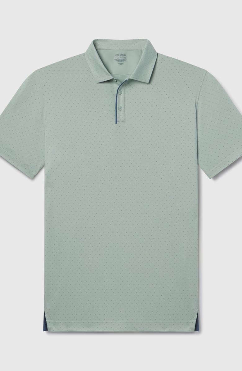 Jack Archer Clubhouse Performance Polo, Alternate, color, Storm Green Sweetspot