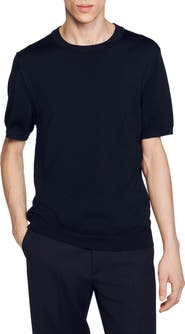SANDRO Knitted T-shirt