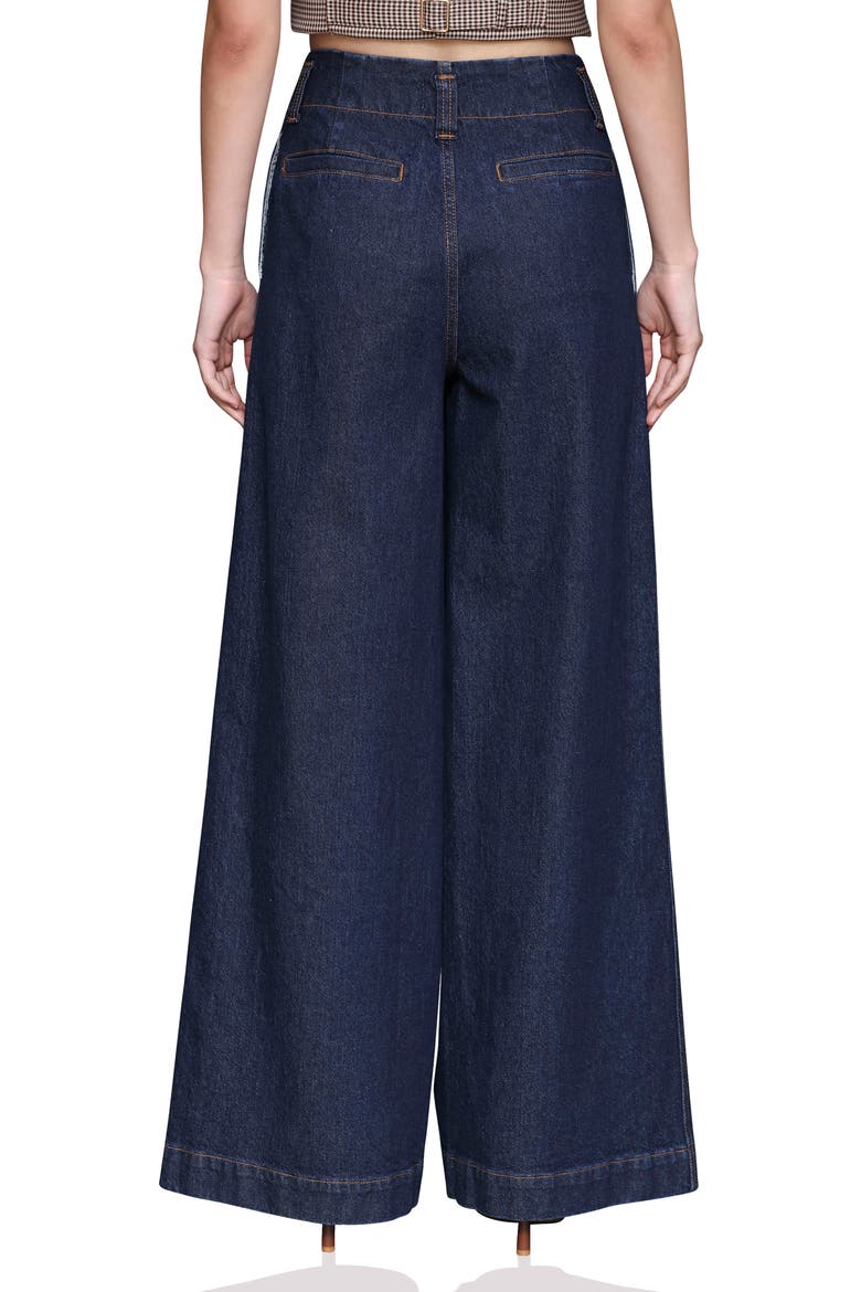 Hollywood Wide Leg Jeans, Alternate, color, RINSE WASH