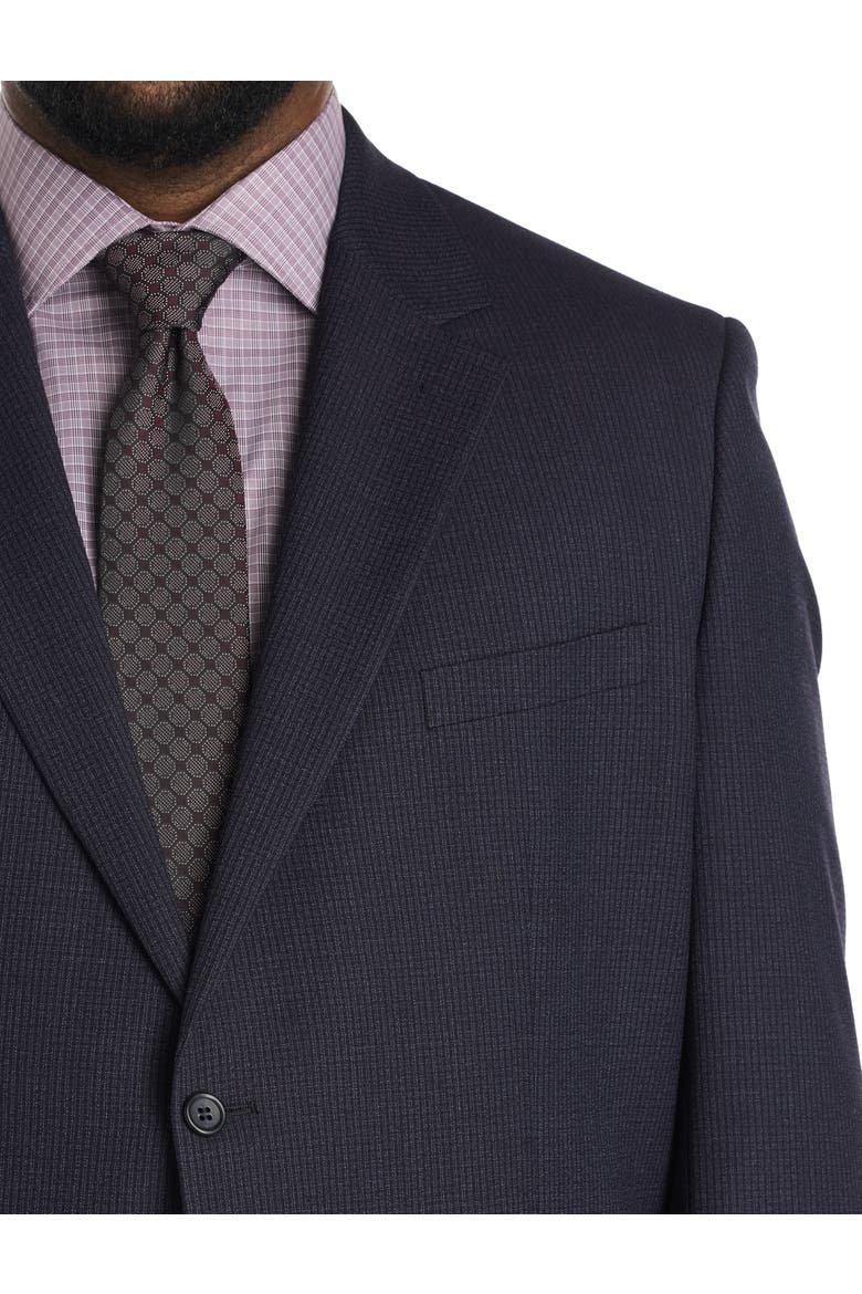 Big & Tall Graph Check Suit Jacket, Alternate, color, PURPLE