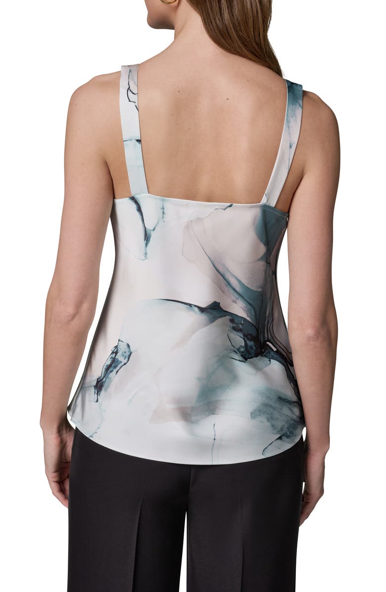 Donna Karan New York Cowl Neck Satin Tank, Alternate, color, 