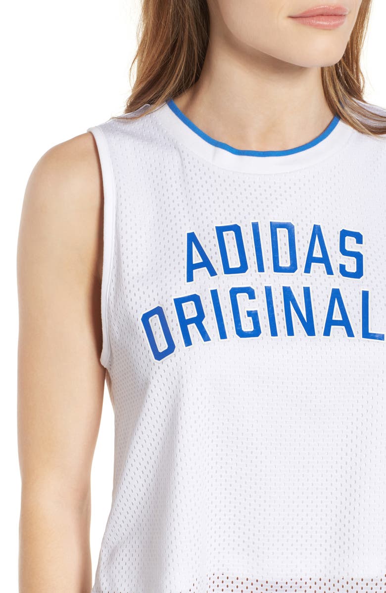 adidas Originals Mesh Tank, Alternate, color,
