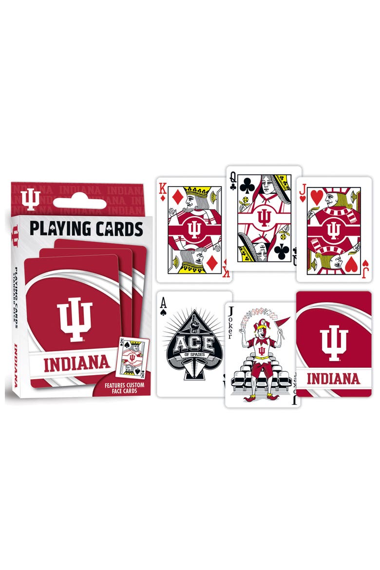 Indiana Hoosiers Playing Cards, Alternate, color, Multicolor