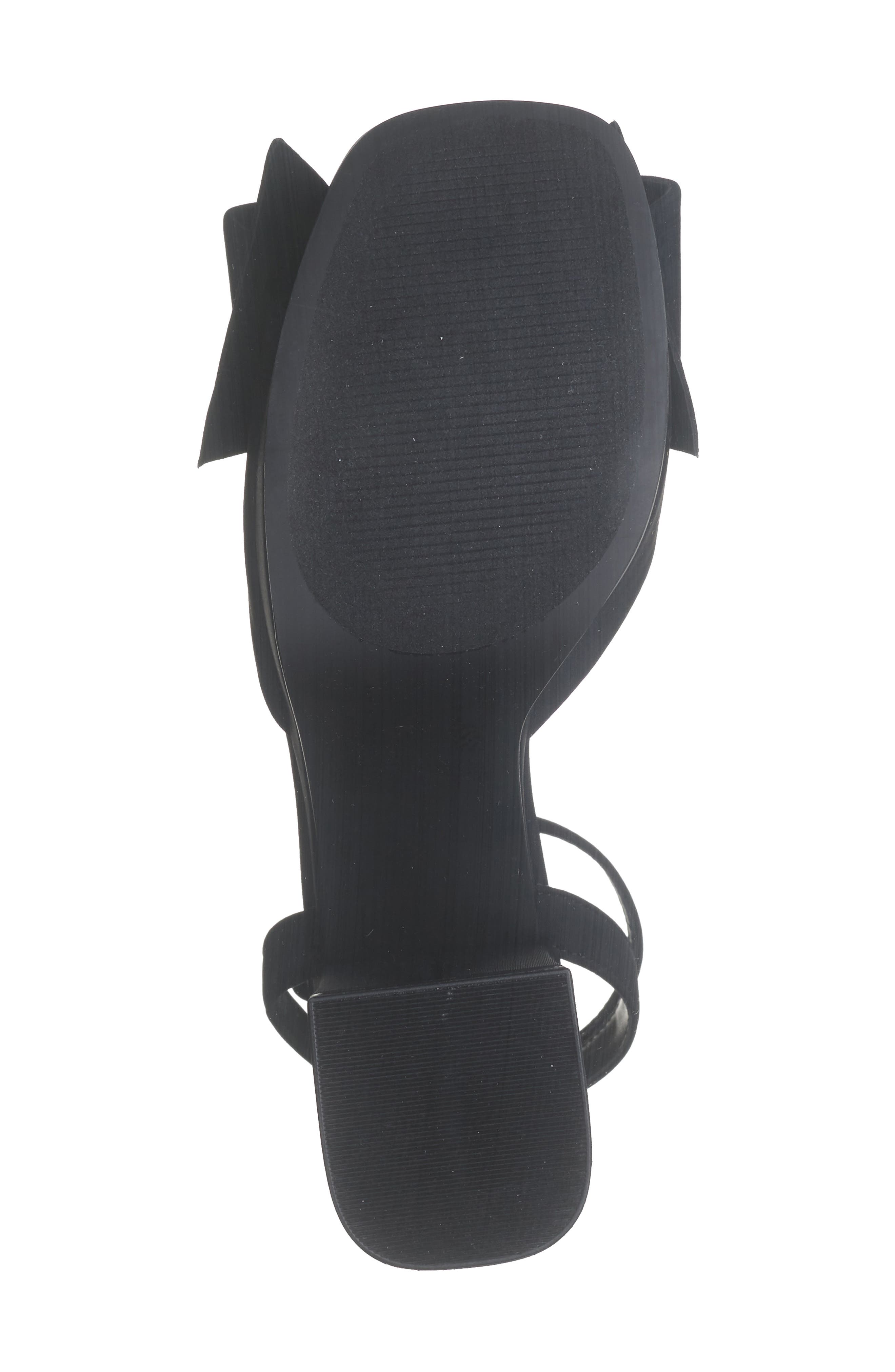 Steve Madden Aerin Bow Platform Sandal, Alternate, color, Black