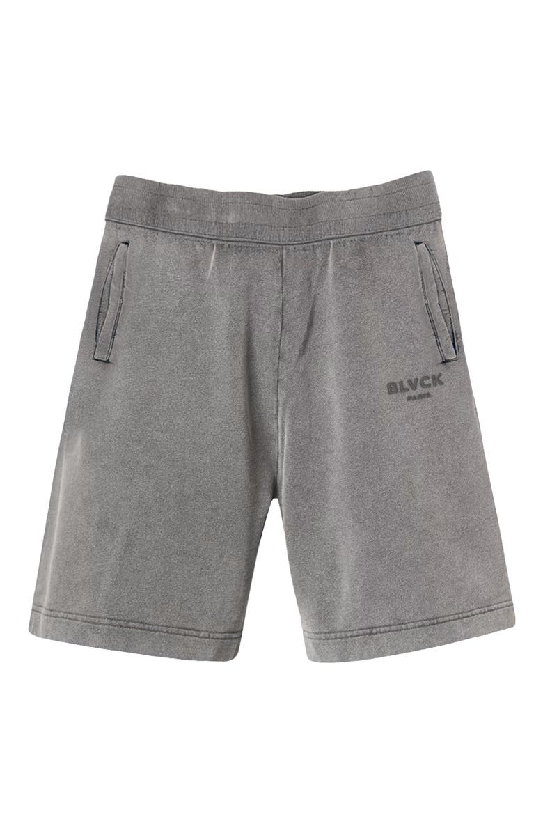 Blvck Acid Wash Shorts, Alternate, color, Grey