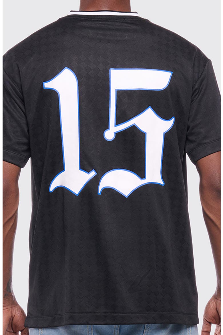 Victory Short Sleeve Soccer Jersey, Alternate, color, BLACK