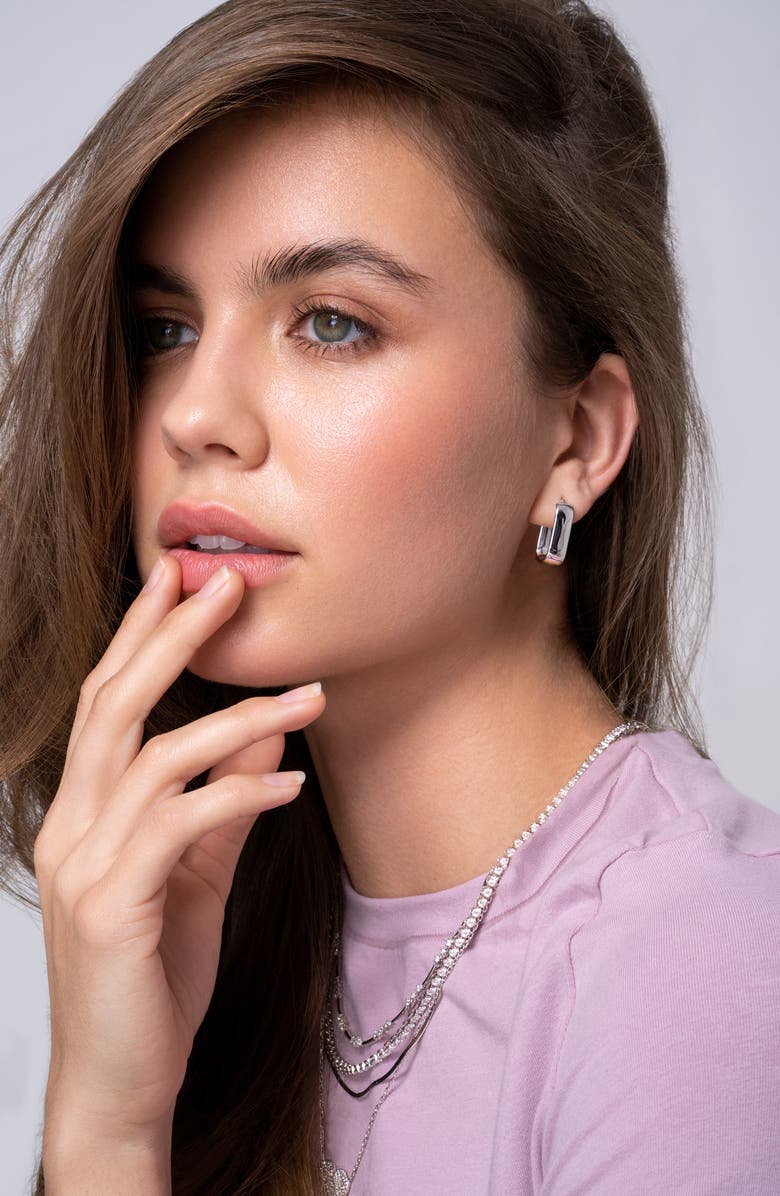 Bony Levy 14K Gold Herringbone Necklace, Alternate, color, 14K White Gold