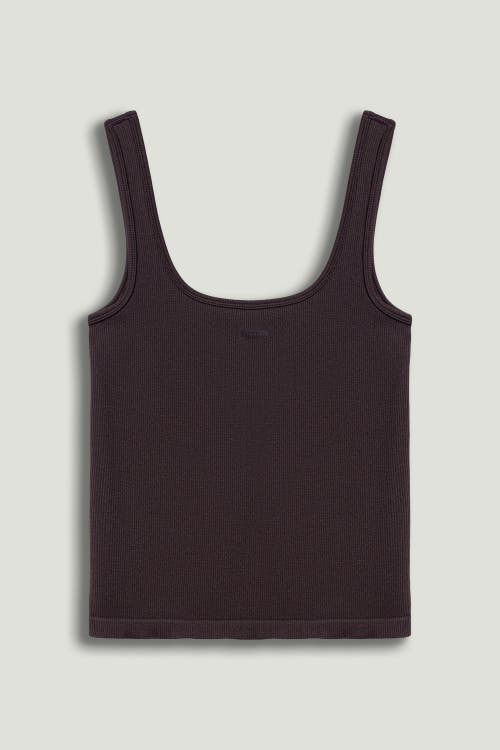 Nocturne Printed Sleeveless Crop Top In Brown
