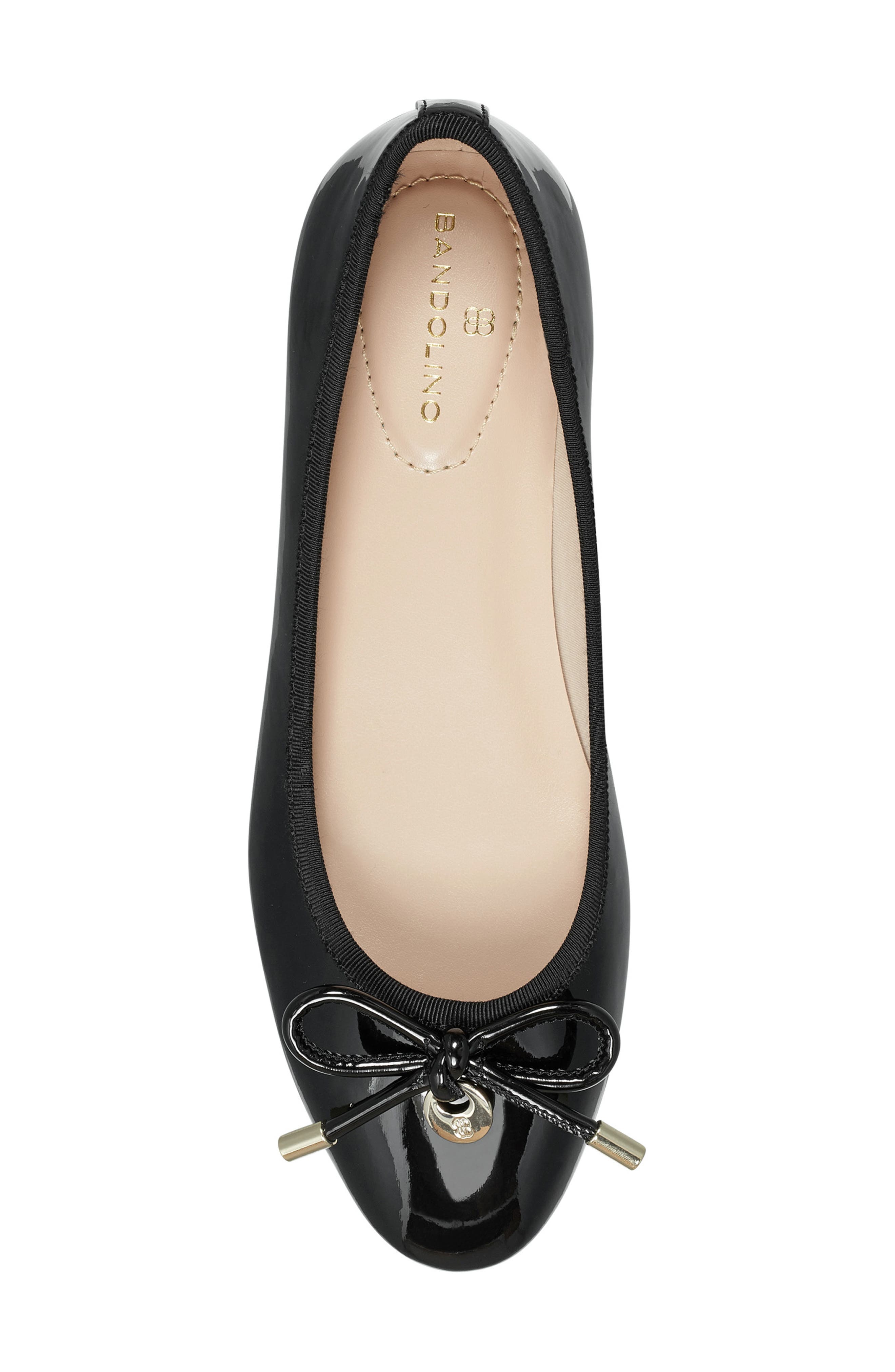 Bandolino Payly Patent Ballet Flat, Alternate, color, 