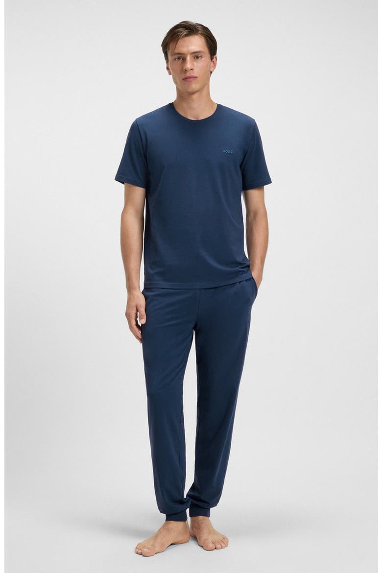 Mix Match Stretch Cotton Lounge T-Shirt, Alternate, color, OPEN BLUE