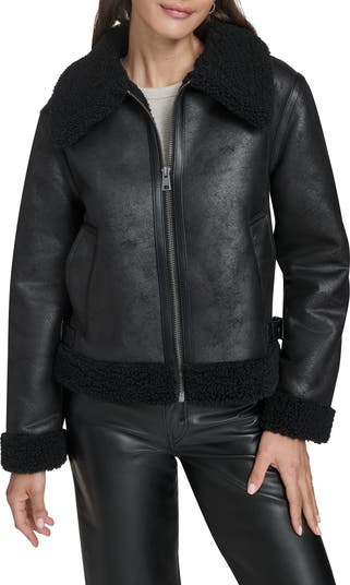ジャケット・アウター Faux Shearling Lined Bomber Jacket XL Supreme Faux Shearling Lined Bomber Jacket (FW24) - $248
