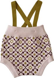 Ashmi & Co. Jacquard Suspender Bodysuit