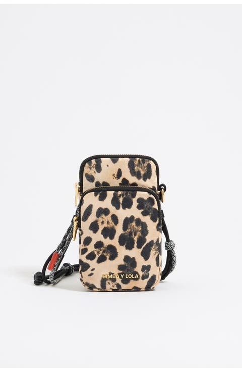 Leopard Print Nylon Phone Case