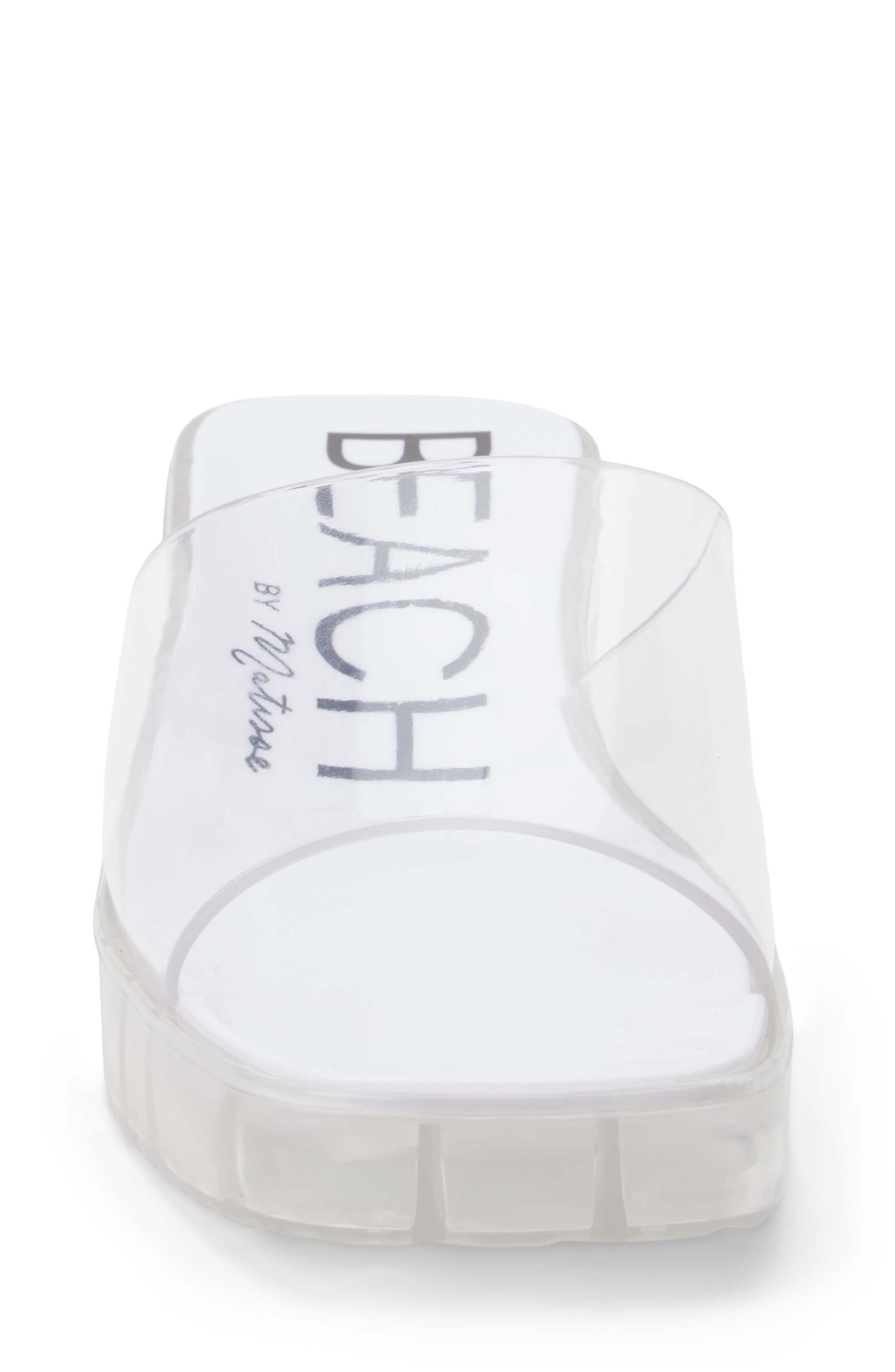 Wade Slide Sandal, Alternate, color, CLEAR