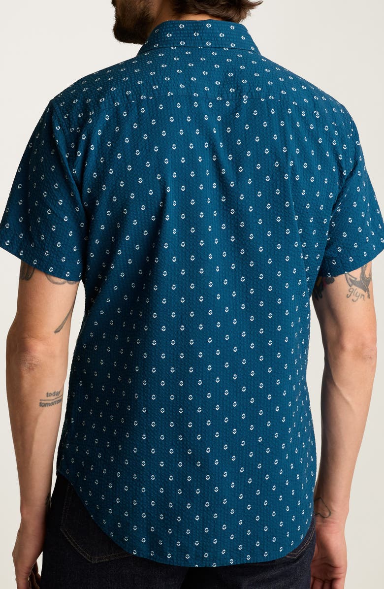 Bonobos Riviera Point Collar Seersucker Button-Up Shirt, Alternate, color, Antique Floral V7 C1