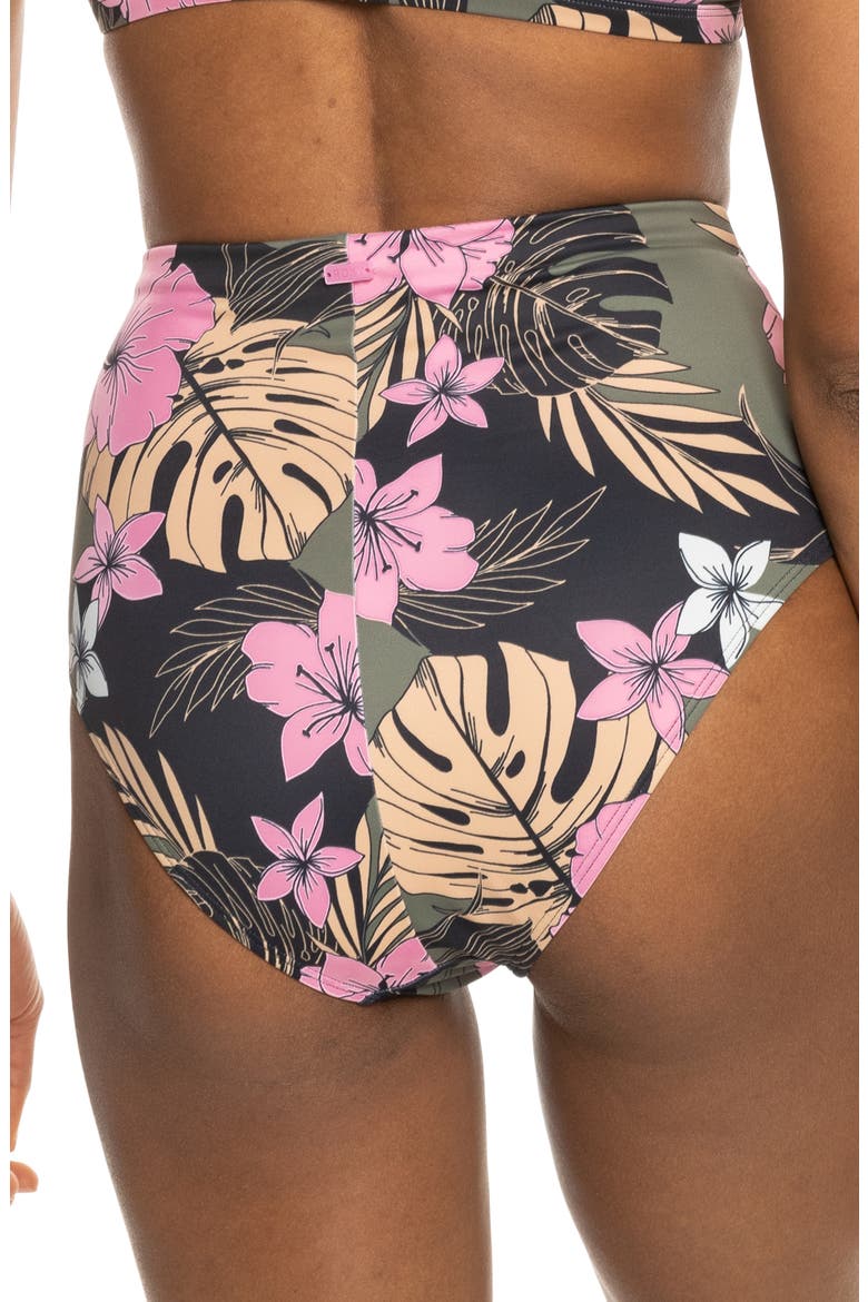 Pro the Up Surge High Waist Bikini Bottoms, Alternate, color, ANTHRACITE