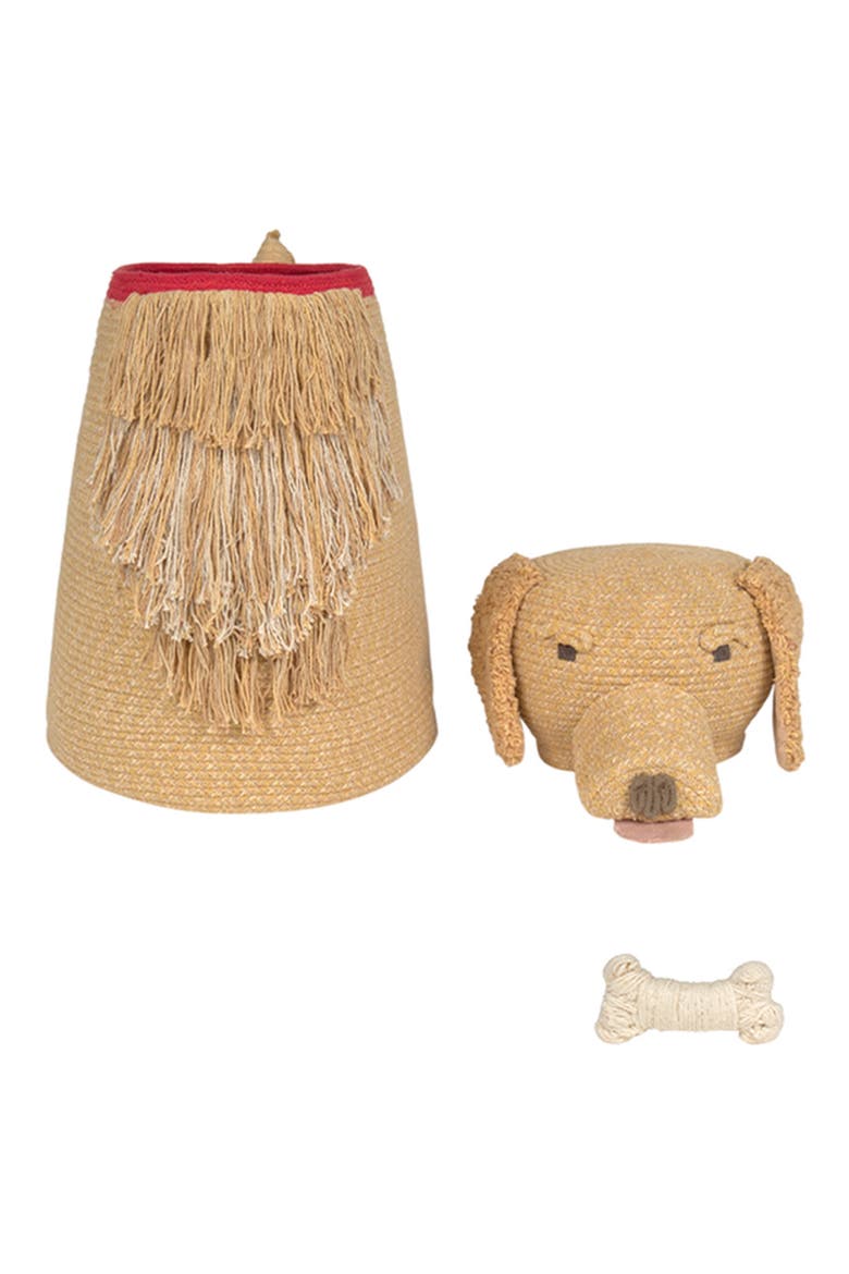 Luna Golden Retriever Basket, Alternate, color, GOLDEN