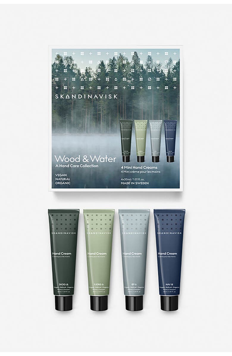 SKANDINAVISK Wood & Water Mini Handcream Giftset, Main, color,