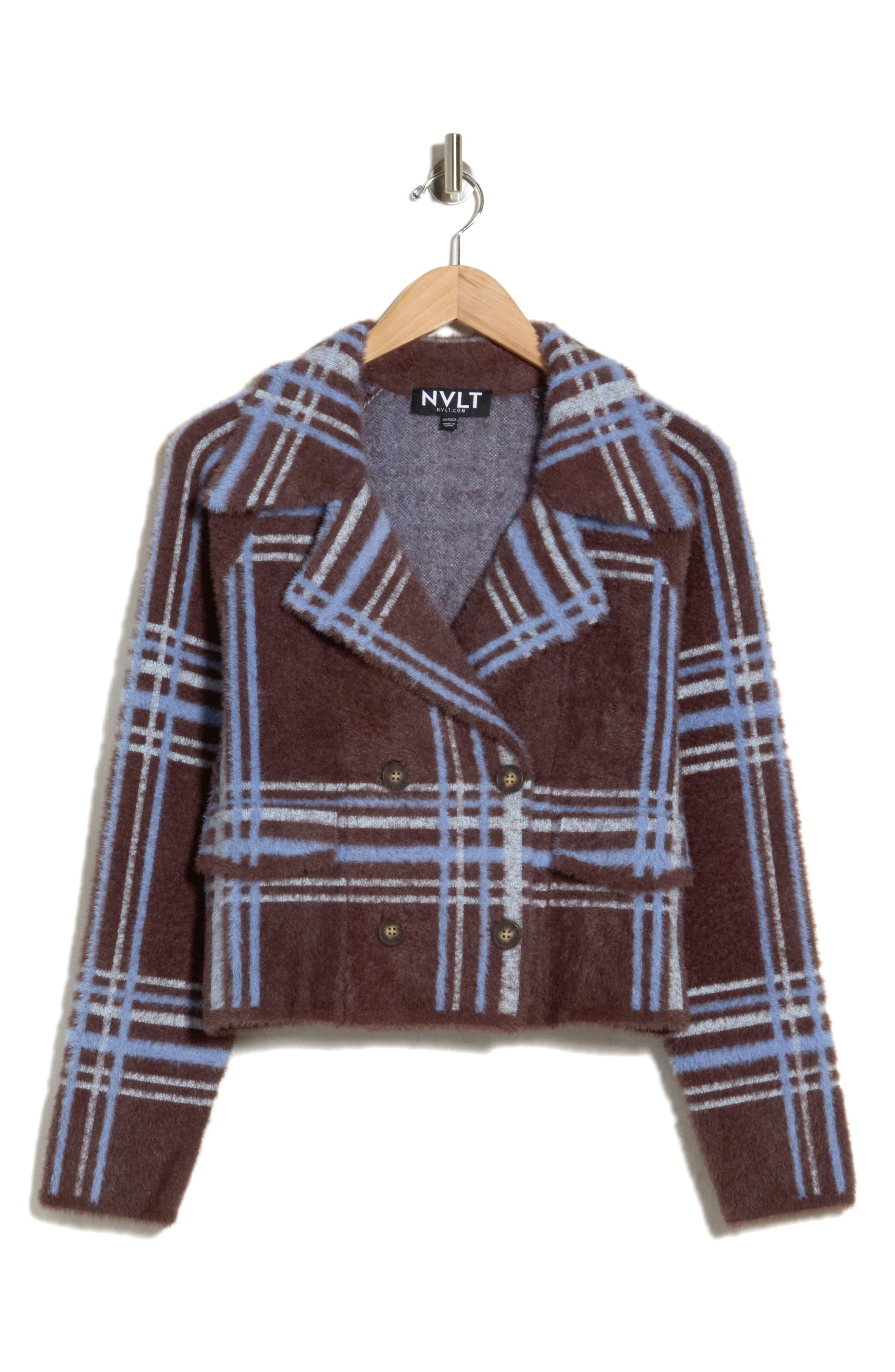 selected DARK CHOCOLATE PLAID