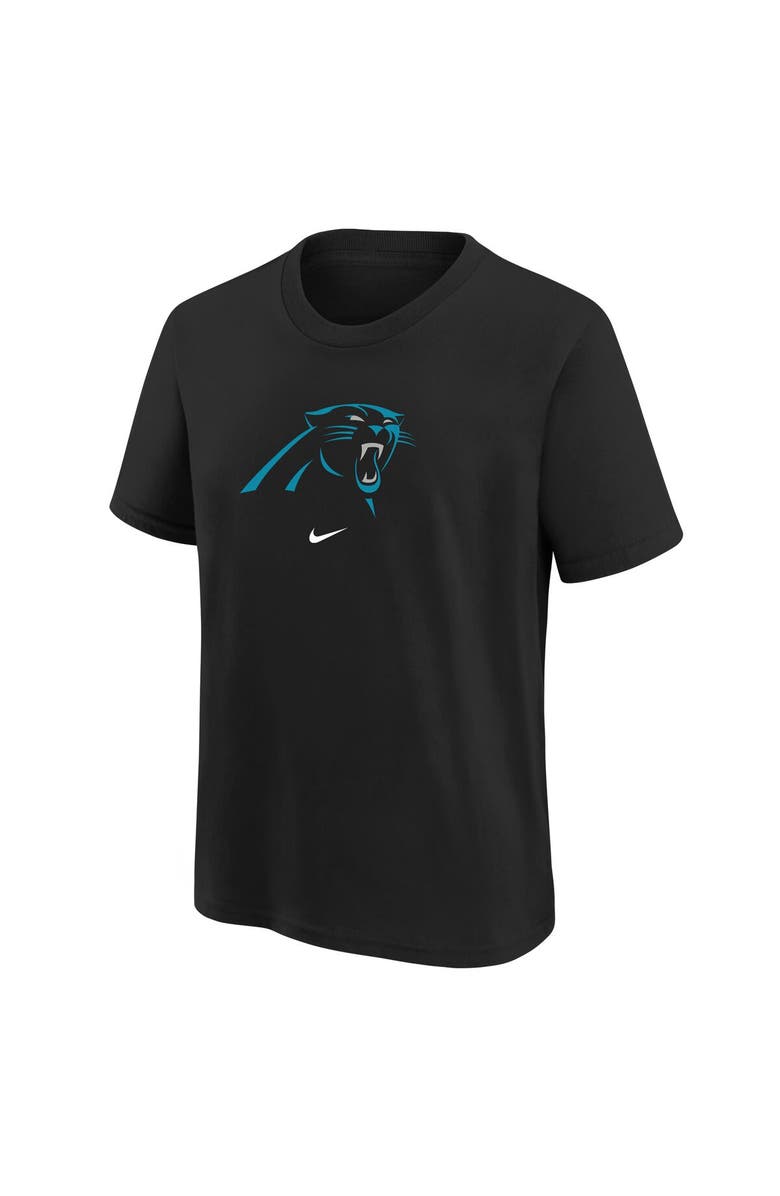 Nike Youth Nike Black Carolina Panthers Logo T-Shirt, Alternate, color, Black