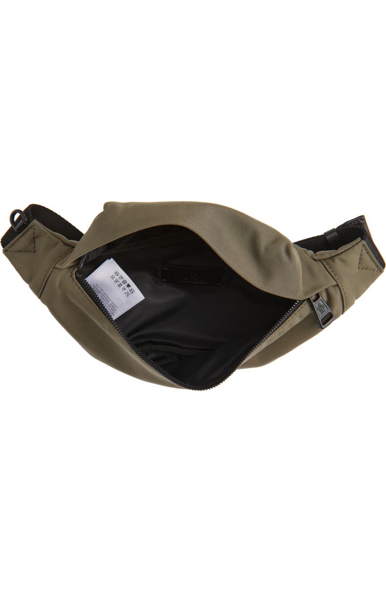 Moncler Small Durance Water Repellent Belt Bag, Alternate, color, Olive Green