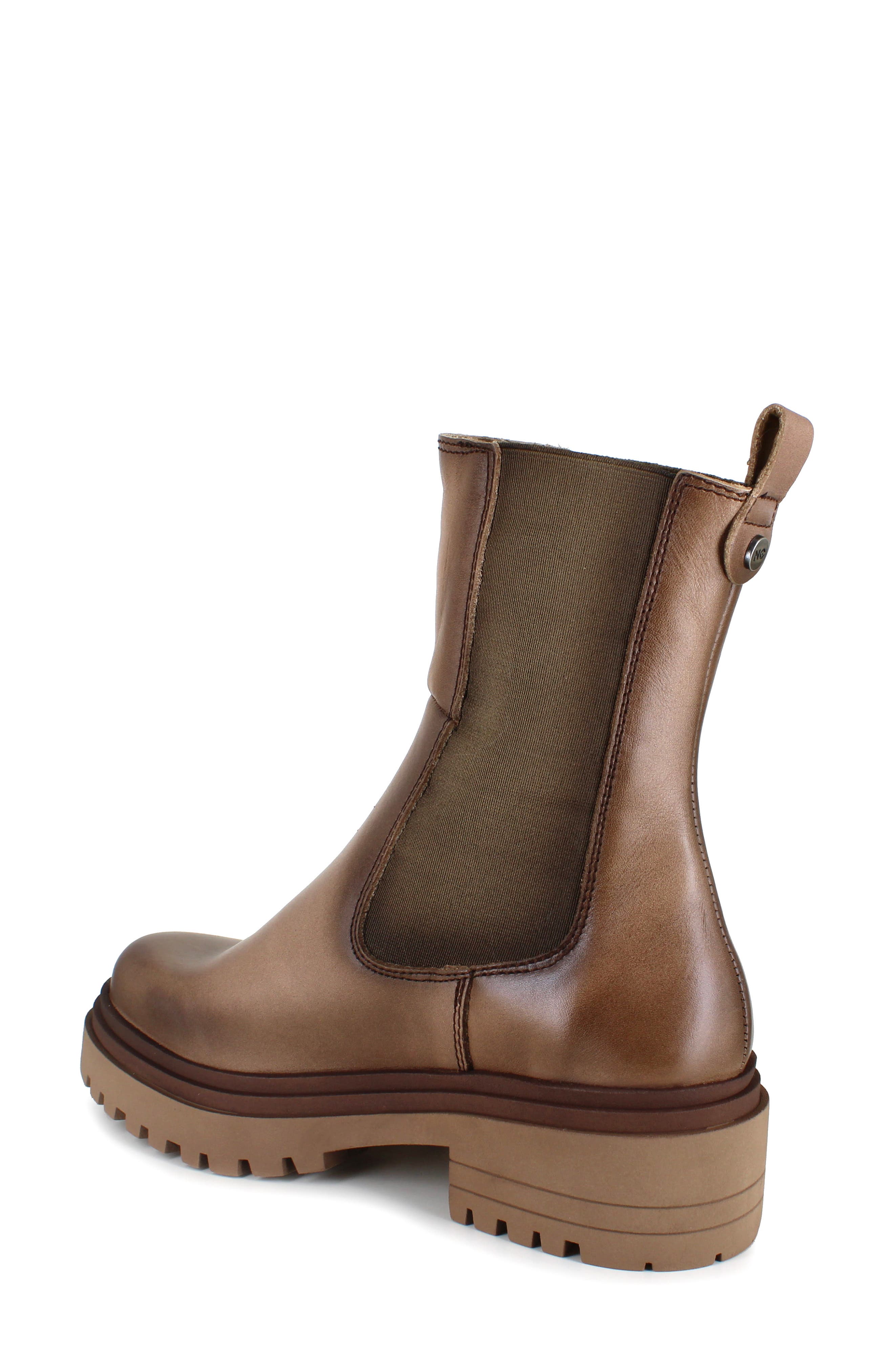 Rossie Water Resistant Chelsea Boot, Alternate, color, BROWN